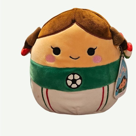 Squishmallows Toys Savita The Soccer Girl Squishmallow 7 Plush